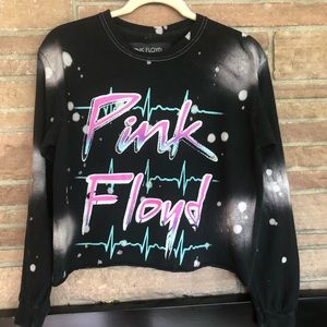 Pink Floyd Vintage Cropped Graphic Tee